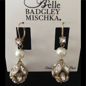 NWT Belle by Badgley Mischka Earrings
